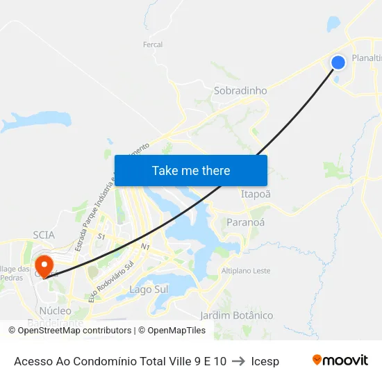 Total Ville 9/10 to Icesp map