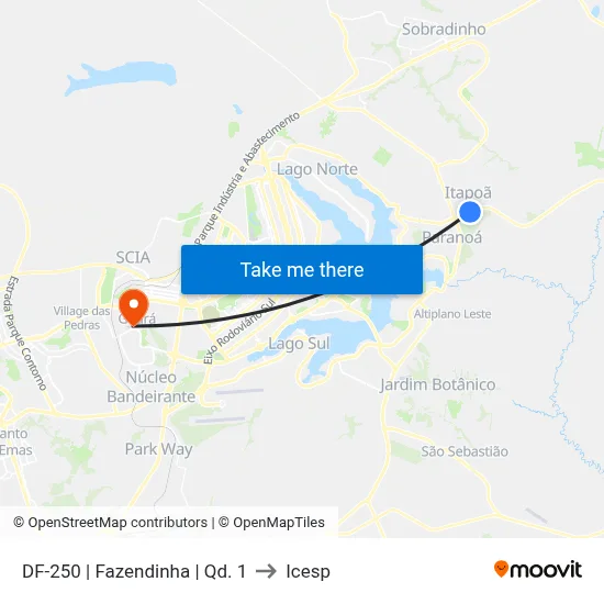 DF-250 | Fazendinha | Qd. 1 to Icesp map