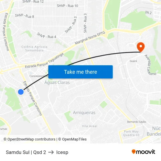 Samdu Sul | Qsd 2 to Icesp map