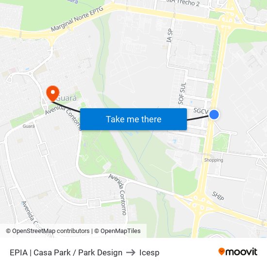 EPIA | Casa Park / Park Design to Icesp map