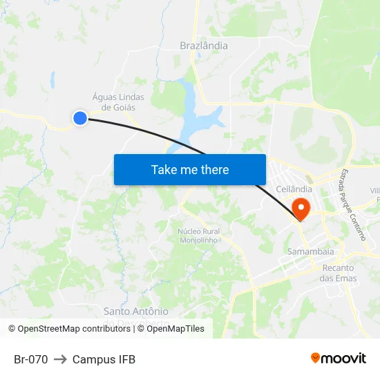 Br-070 to Campus IFB map