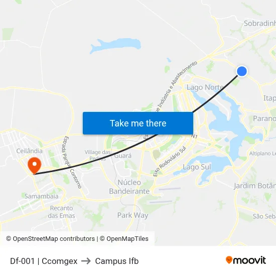 Df-001 | Ccomgex to Campus Ifb map