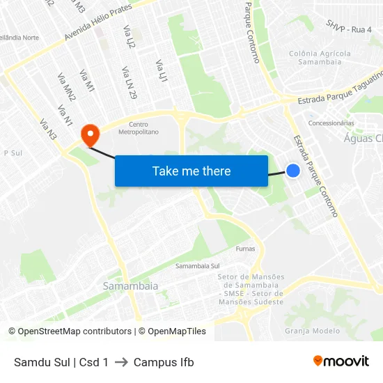 Samdu Sul | Csd 1 to Campus Ifb map