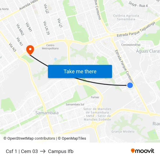 Csf 1 | Cem 03 to Campus Ifb map