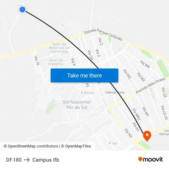Df-180 to Campus Ifb map