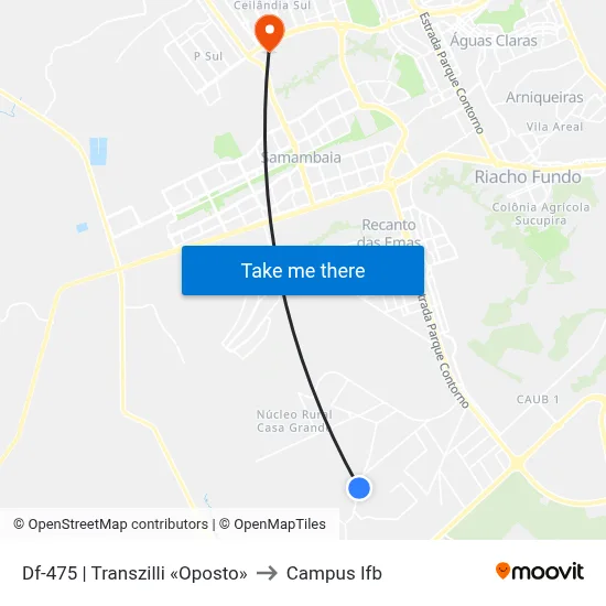 Df-475 | Transzilli «Oposto» to Campus Ifb map