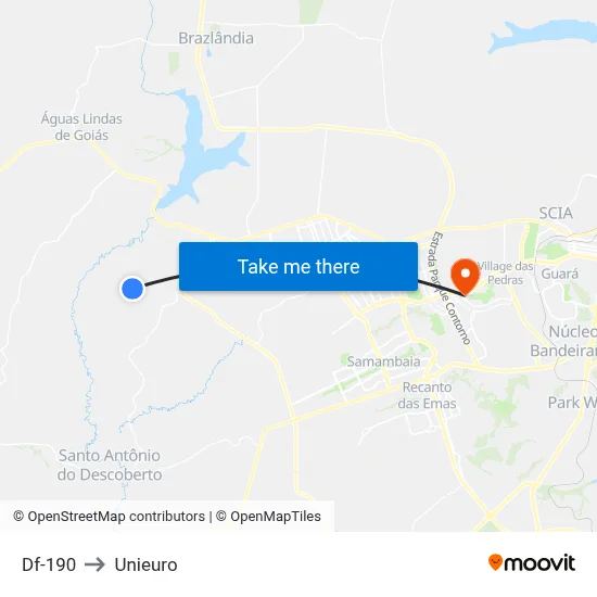 Df-190 to Unieuro map