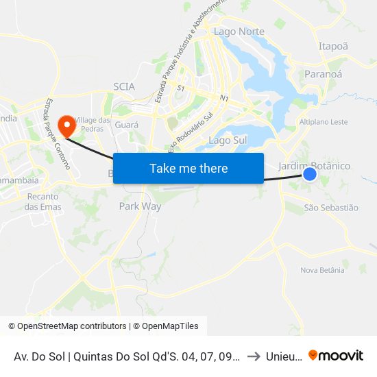 Av. Do Sol | Quintas Do Sol Qd'S. 04, 07, 09 E 10 to Unieuro map