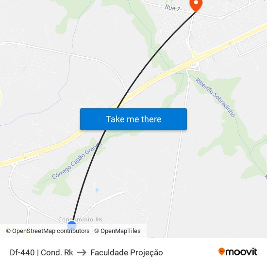 Df-440 | Cond. Rk to Faculdade Projeção map