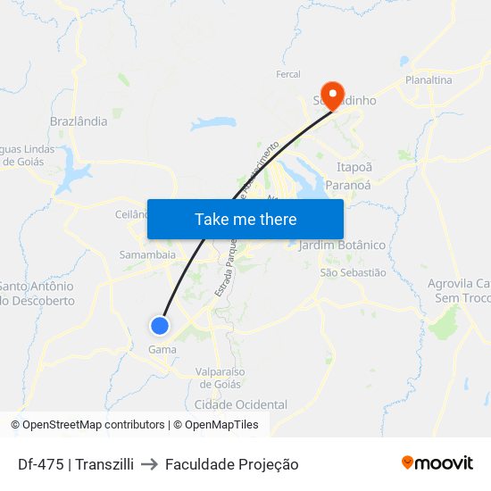Df-475 | Transzilli to Faculdade Projeção map