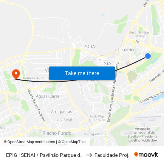EPIG | SENAI / Pavilhão Parque da Cidade to Faculdade Projeção map