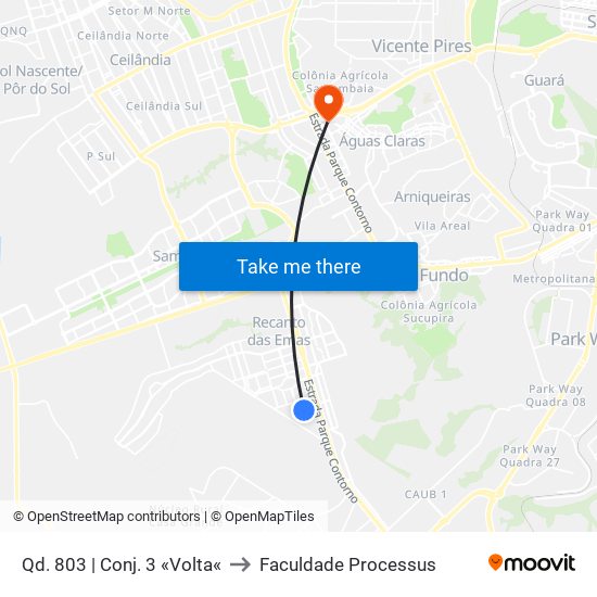 Qd. 803 | Conj. 3 «Volta« to Faculdade Processus map