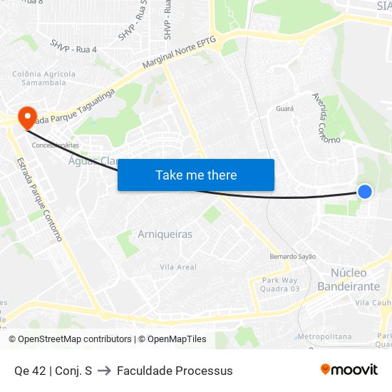 Qe 42 | Conj. S to Faculdade Processus map