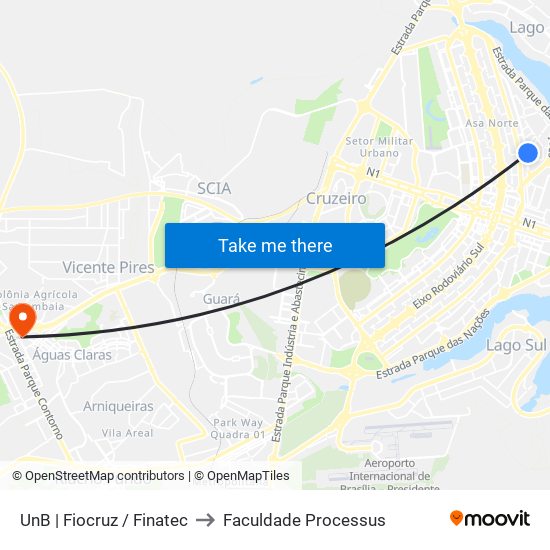 UnB | Fiocruz / Finatec to Faculdade Processus map