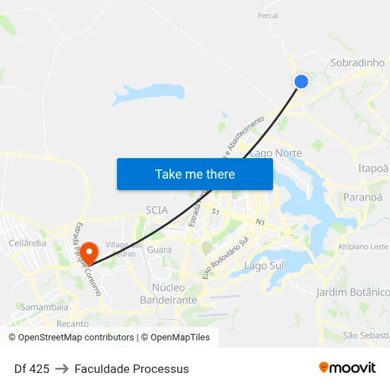Df 425 to Faculdade Processus map
