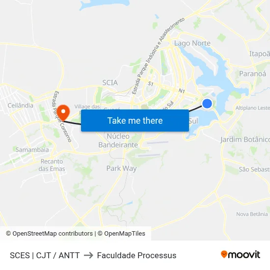 SCES | CJT / ANTT to Faculdade Processus map