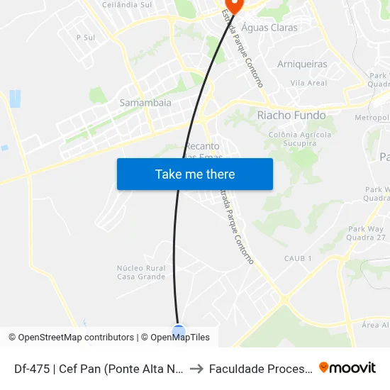 Df-475 | Cef Pan (Ponte Alta Norte) to Faculdade Processus map