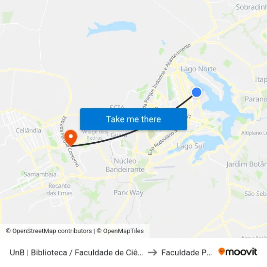 UnB | Biblioteca / Faculdade de Ciência da Informação to Faculdade Processus map