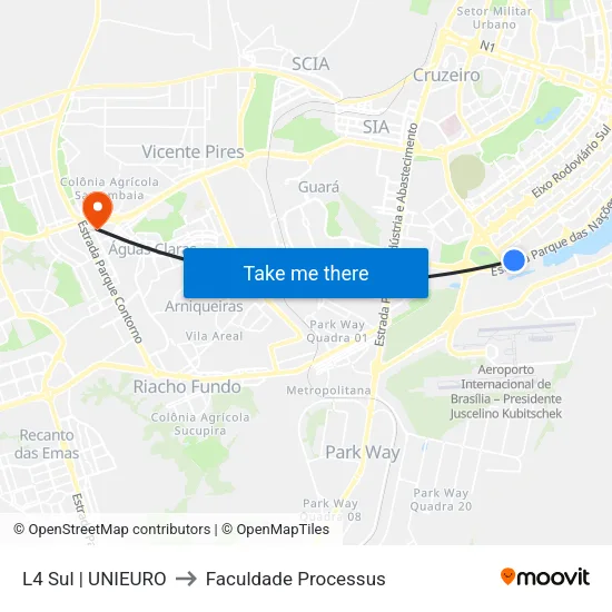 L4 Sul | UNIEURO to Faculdade Processus map