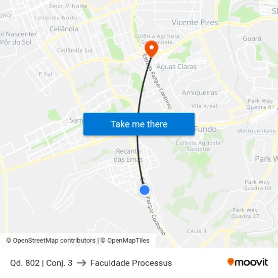 Qd. 802 | Conj. 3 to Faculdade Processus map