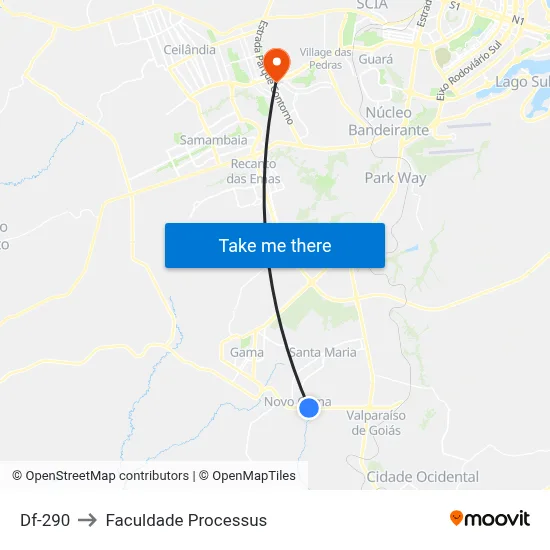 Df-290 to Faculdade Processus map