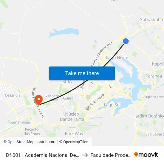 Df-001 | Academia Nacional De Polícia to Faculdade Processus map