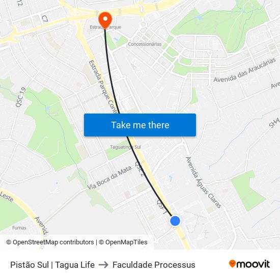 Pistão Sul | Tagua Life to Faculdade Processus map