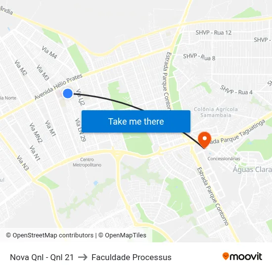 Nova Qnl - Qnl 21 to Faculdade Processus map