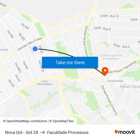 Nova Qnl - Qnl 28 to Faculdade Processus map