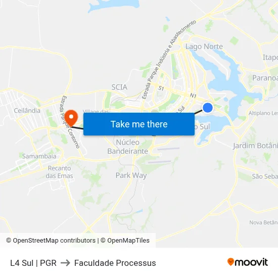 L4 Sul | PGR to Faculdade Processus map