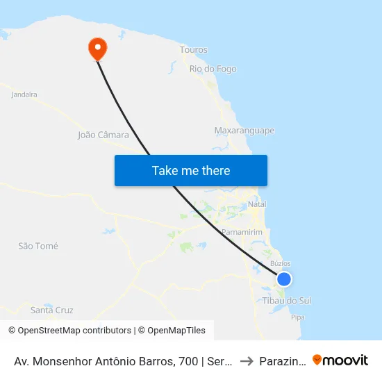 Av. Monsenhor Antônio Barros, 700 | Serv Club to Parazinho map