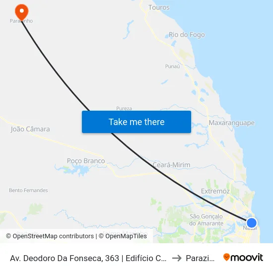 Av. Deodoro Da Fonseca, 363 | Edifício Chácara to Parazinho map