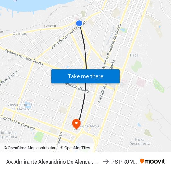 Av. Almirante Alexandrino De Alencar, 415 | Antiga Lba to PS PROMATER map