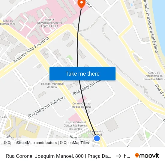 Rua Coronel Joaquim Manoel, 800 | Praça Das Flores to huol map