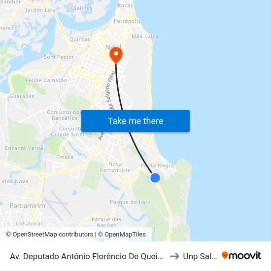 Av. Deputado Antônio Florêncio De Queiroz, 3365 | Portamaris Club Condominium to Unp Salgado Filho map