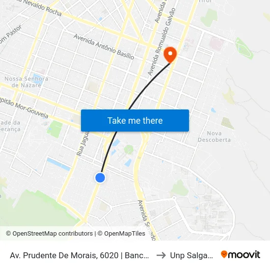 Av. Prudente De Morais, 6020 | Banca Júnior Figurinhas to Unp Salgado Filho map
