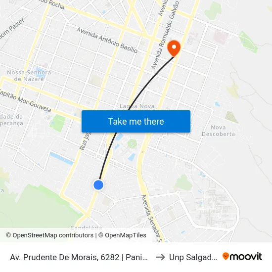 Av. Prudente De Morais, 6282 | Panificadora Bomfim to Unp Salgado Filho map