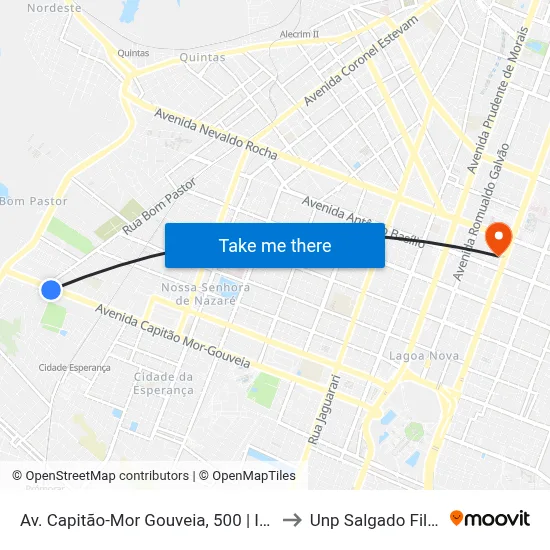 Av. Capitão-Mor Gouveia, 500 | Iern to Unp Salgado Filho map