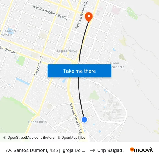 Av. Santos Dumont, 435 | Igreja De Santo Afonso to Unp Salgado Filho map