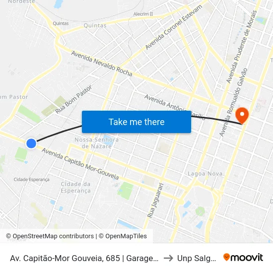 Av. Capitão-Mor Gouveia, 685 | Garagem Viação Cidade Do Natal to Unp Salgado Filho map