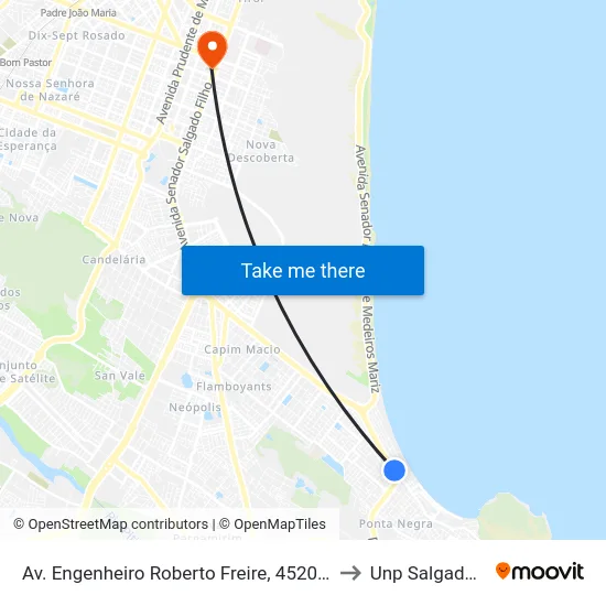 Av. Engenheiro Roberto Freire, 4520 | 084lounge to Unp Salgado Filho map
