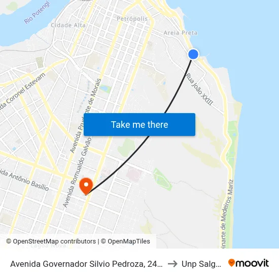 Avenida Governador Silvio Pedroza, 248 | Escadaria De Mãe Luíza to Unp Salgado Filho map