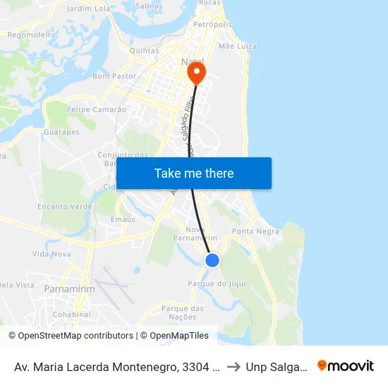 Av. Maria Lacerda Montenegro, 3304 | Edifício Esmeralda to Unp Salgado Filho map