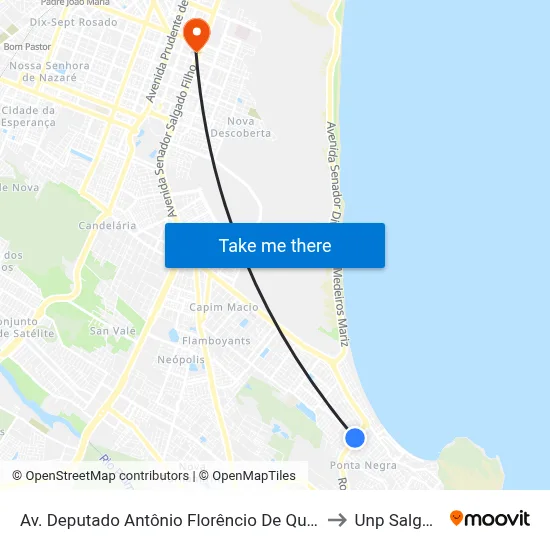 Av. Deputado Antônio Florêncio De Queiroz, 2242 | Gelo E Gela to Unp Salgado Filho map