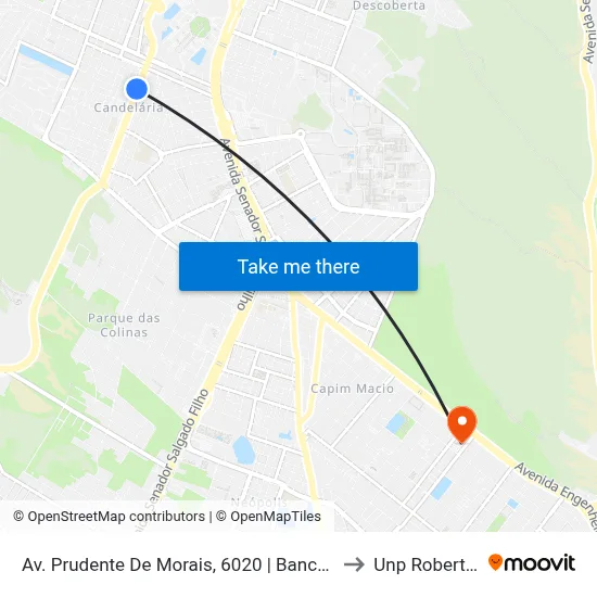 Av. Prudente De Morais, 6020 | Banca Júnior Figurinhas to Unp Roberto Freire map