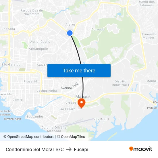 Condomínio Sol Morar B/C to Fucapi map