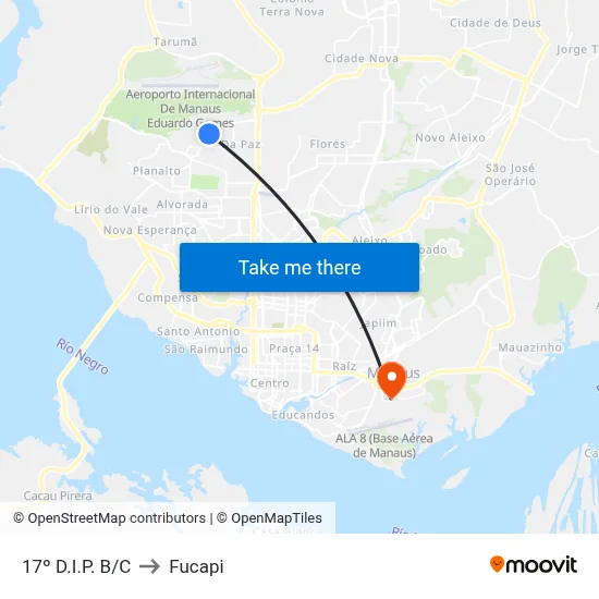 17º D.I.P. B/C to Fucapi map