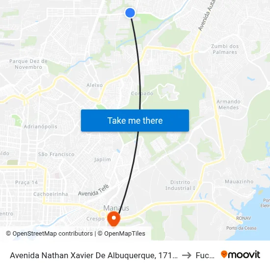 Avenida Nathan Xavier De Albuquerque, 171-341 B/C to Fucapi map
