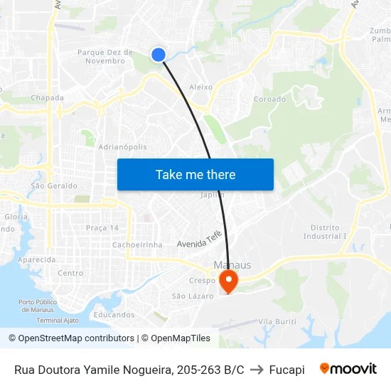Rua Doutora Yamile Nogueira, 205-263 B/C to Fucapi map