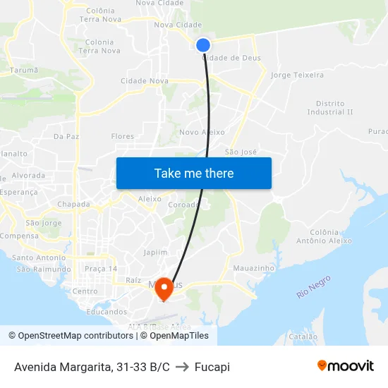 Avenida Margarita, 31-33 B/C to Fucapi map